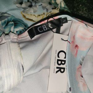 Dress, Large light floral colors, CBR